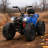 24V Electric Ride-On Car for Kids, 4-Wheeler Quad All-Terrain ATV with Parental Remote, Puncture-Proof Tires, LED Lights & Music. Ideal Gift for Children Ages 3-8-134913239