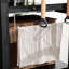 Chariot de cuisine d'extérieur à 3 tablettes, table en acier inoxydable, tablette L 28,25 po x l 19,75 po, plateau mobile noir, 32 po x 20,5 po, avec porte-poubelle
