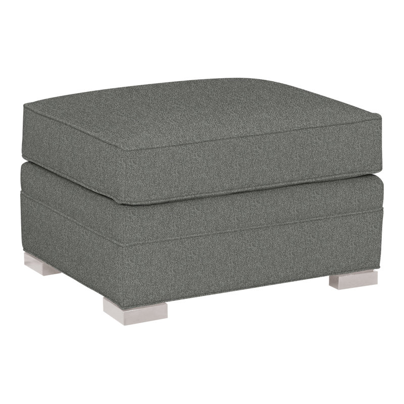 Davidson 28" Ottoman, Dove Gray, Ian Pewter