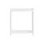 Ensemble de 2 tables de bout étroites avec tablette, blanc | Idée de cadeau-1832572225