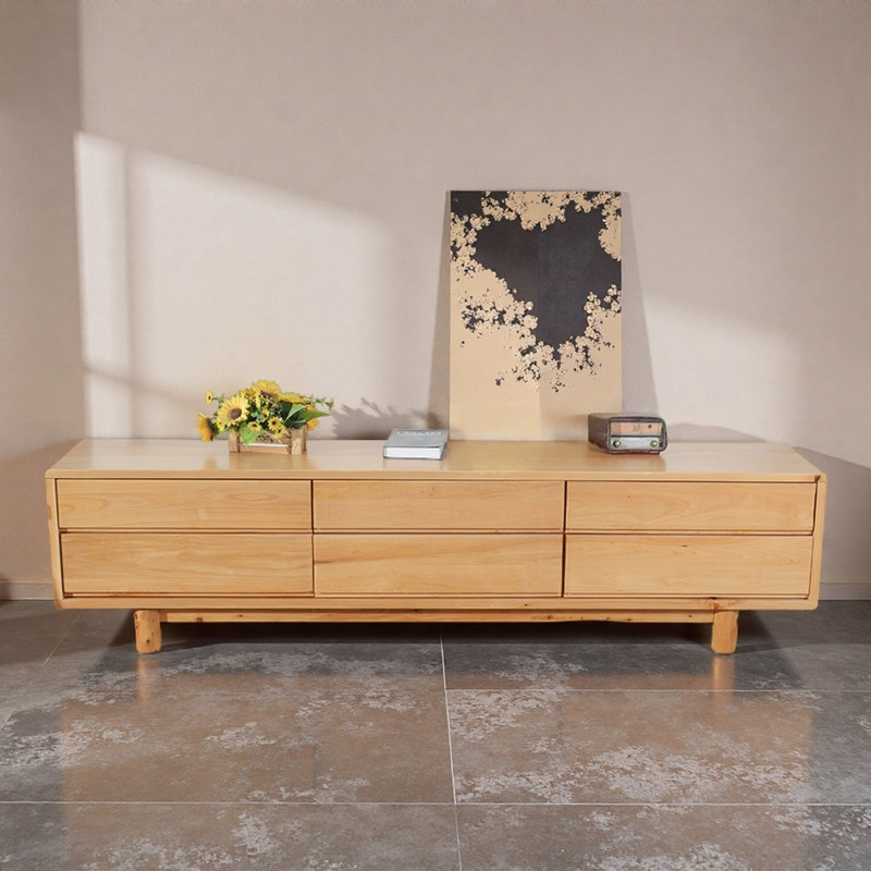 Creative Solid Wood TV Stand