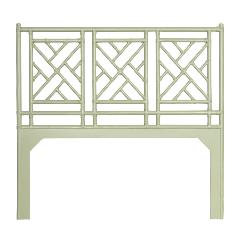 Chippendale Headboard, Celery Green, Full