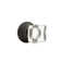 Double Dummy Modern Square Crystal Knob with Modern Rose