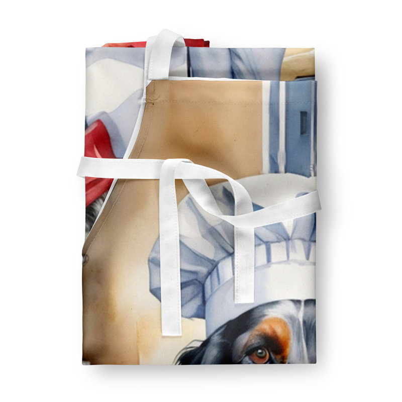 No Pattern Bib Apron