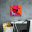  «An Honest Day's Work» par Bebe Keith, art mural sur toile, 18 po x 18 po