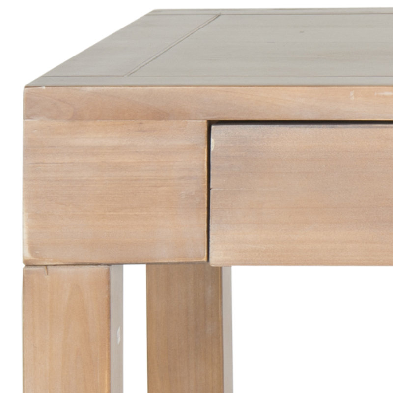 Bureau en bois massif Evangelyne, Miel naturel