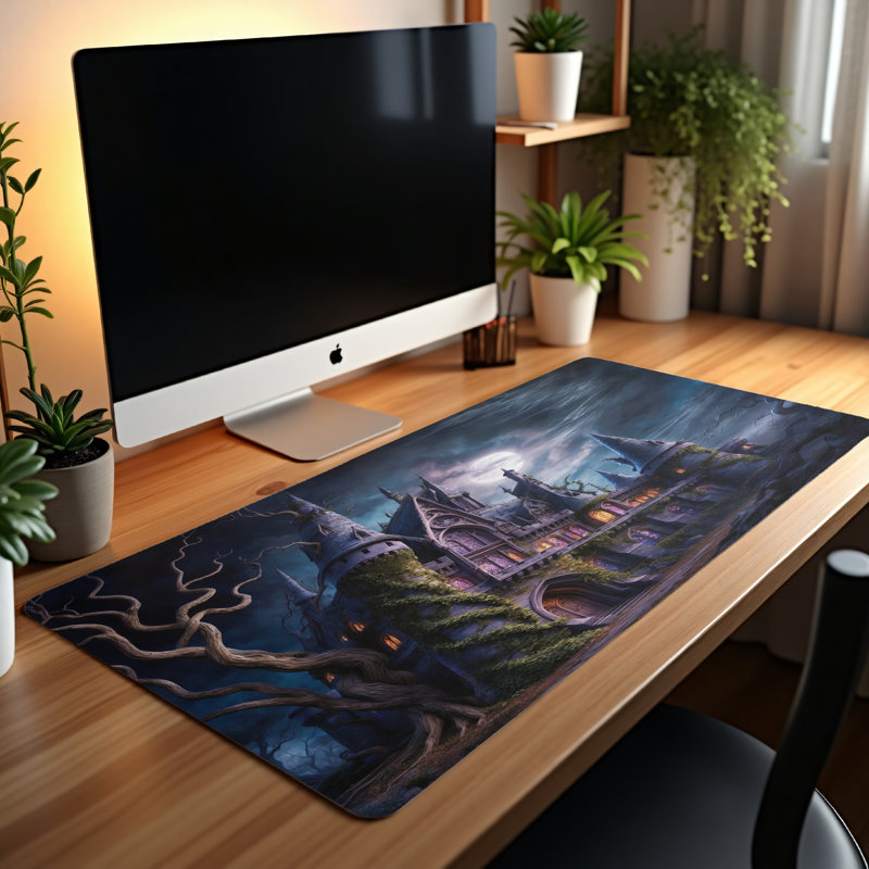 Polyester Desk Pad, 14.4x12.1