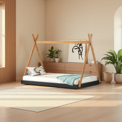 Tent Floor Bed With Triangle Structure