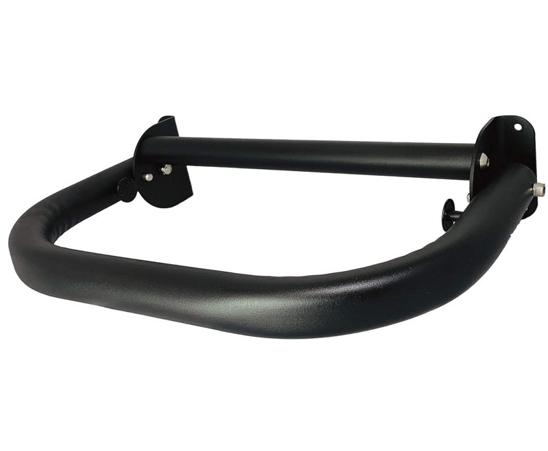 Extend a Hand Extension Grab Bar, 16"x12", Stainless Steel; Matte Black