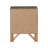 Elegant Gray Storage Nightstand