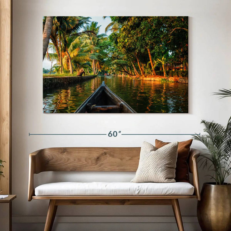 Mehar Kerala Backwater Tour, 34" H x 51" W