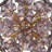 18.25'' Aged Brass Chandelier