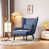 Similicuir bleu foncé