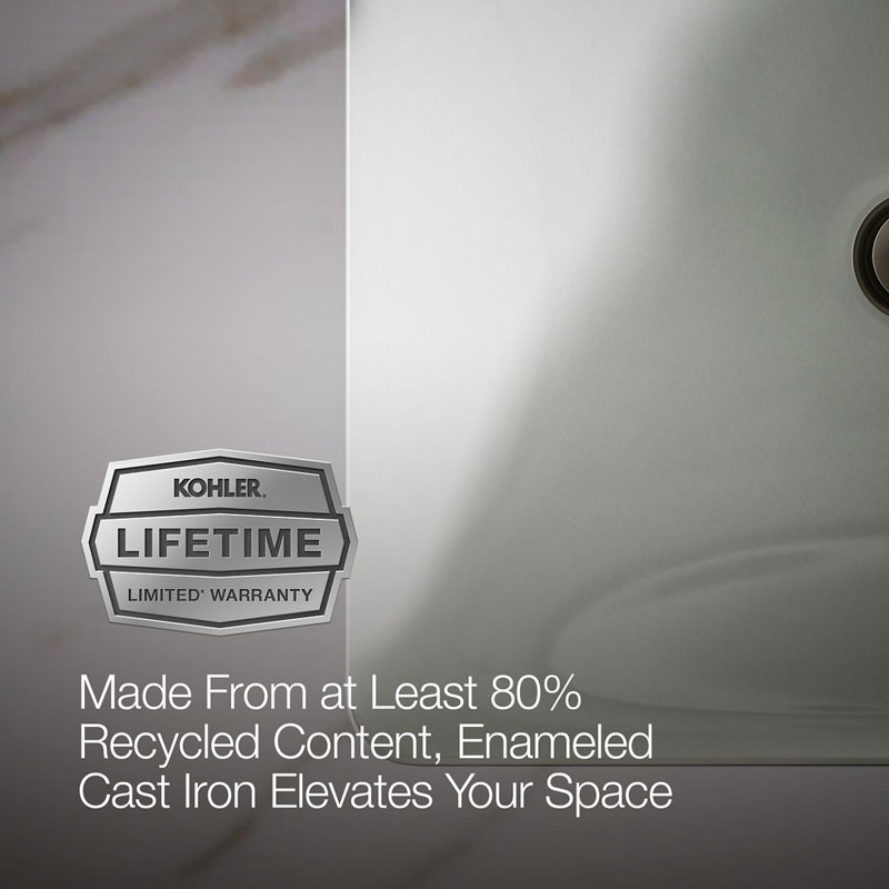Iron Plains Dual-Mount Bathroom Sink, Sea Salt