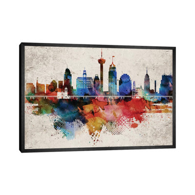 San Antonio Abstract - Print on Canvas