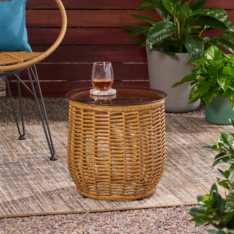 Table de bout Kemmer, Brun pâle