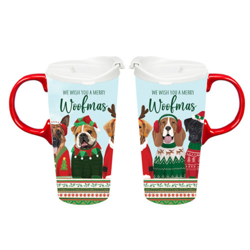 Ensemble de tasses de voyage en céramique 17 oz