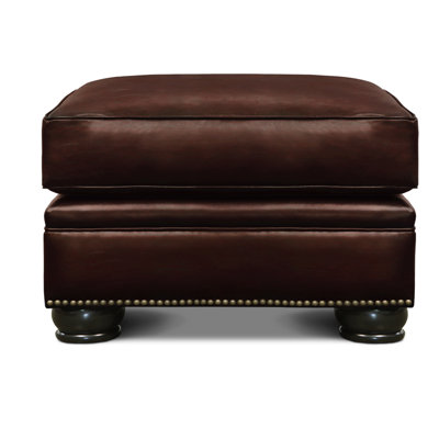 Royale Leather Ottoman