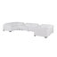 Canapé modulaire inclinable en cuir véritable 4 pièces Hawthorne-105289710