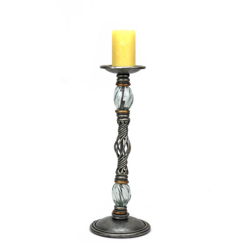 Bougeoir en fer forgé Pompéi