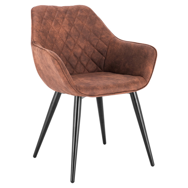 Burlwood Sponge Dining Chair, Brown