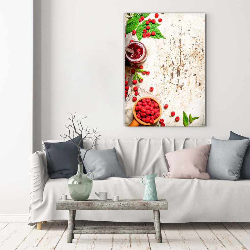 Raspberry Jam - Wrapped Canvas Print