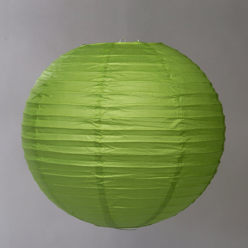Lanterne en papier, Vert pomme