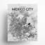 «Mexico City Map», impression-1048974372-1048974801