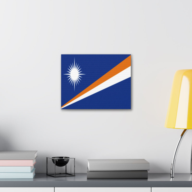 " Marshall Islands Country Flag ", 24" H x 30" W