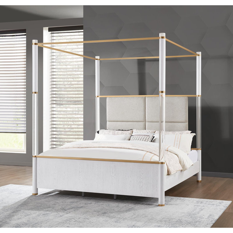 White Canopy King Bed, King