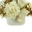 Holiday Arrangement With Hydrangeas And Ornaments