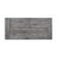 Table rectangulaire à tréteaux avec piédestal double tourné, gris vieilli