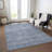 Machine Washable Indoor/Outdoor Chantille ACN1163 Sky Rug-109514406