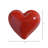 Heart, Glass - Red  Red