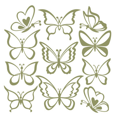 Adhésif décoratif papillon