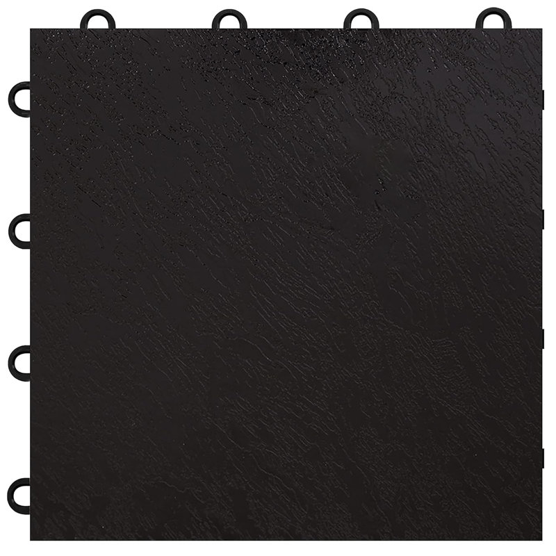 Carreaux de sol 3/8 po, Noir