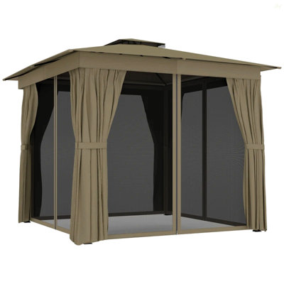 Stylish Canopy Shelter,Outdoor Gazebo,Soft Top Gazebo