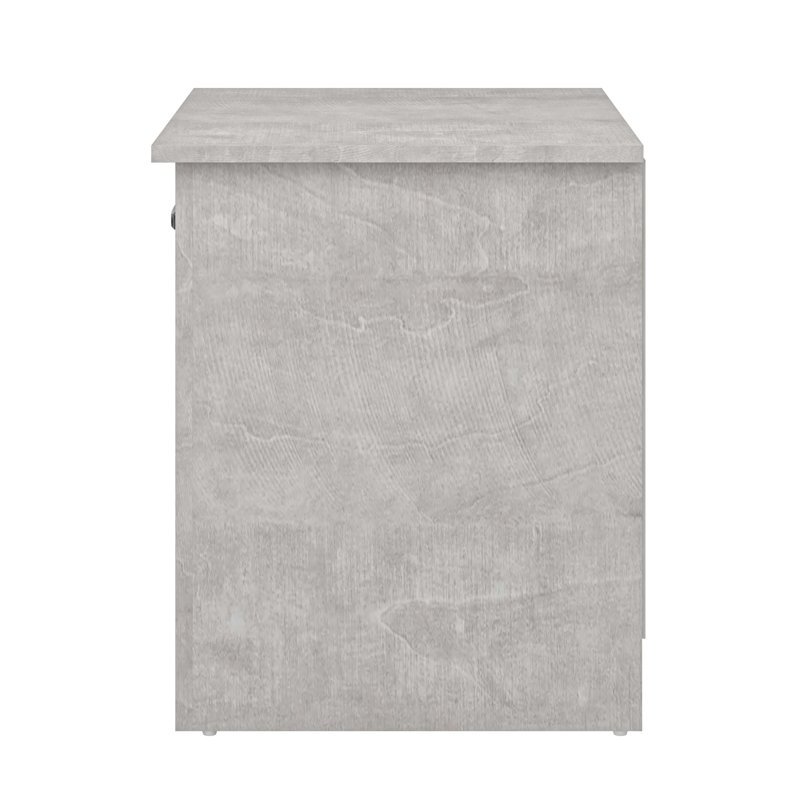 Walter 20.3" 1 Drawer Nightstand, Dusty Gray Oak