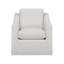 Universal Upholstery Upholstered Swivel Slipcovered Chair