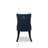 3 Piece Dining Room Furniture Set Includes a Round Kitchen Table with Dropleaf and 2 Polyester Fabric Upholstered Chairs, 42x42 Inch, Black-93577936-126401041-126400262