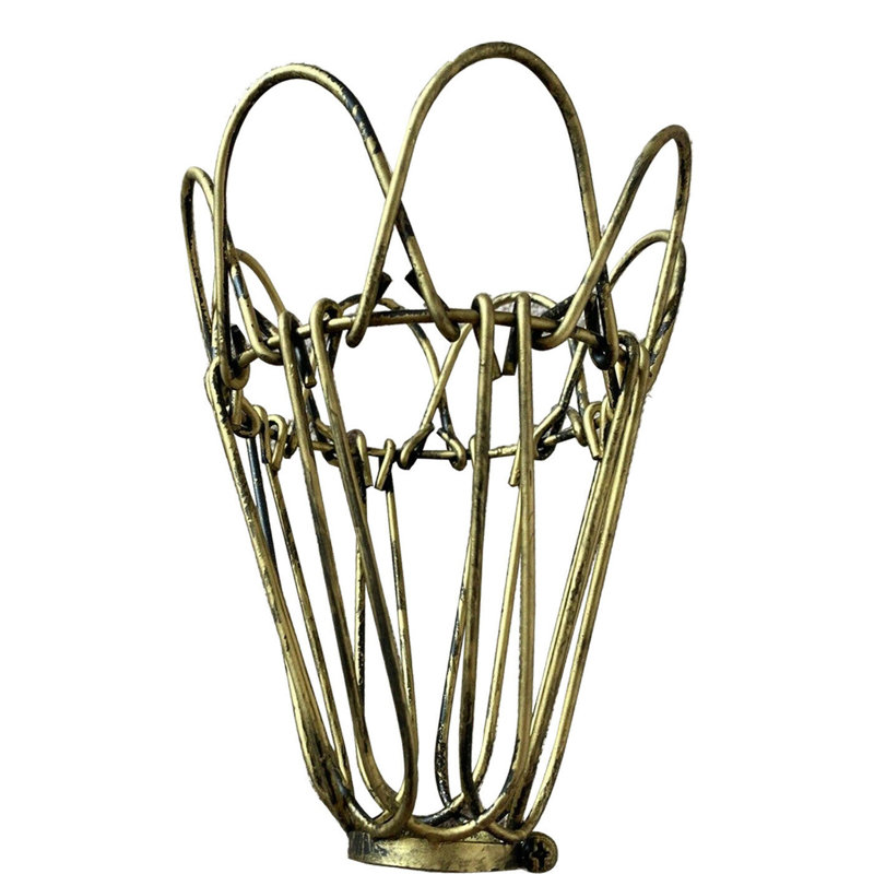 39.37cm H Metal Novelty Lamp Shade ( Uno ) in Brushed Brass