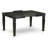 7 Piece Dining Room Table Set Consist of a Rectangle Kitchen Table with Butterfly Leaf and 6 Dining Chairs, Black