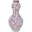 Vase décoratif en céramique fabriqué à la main de style milieu du 20e siècle