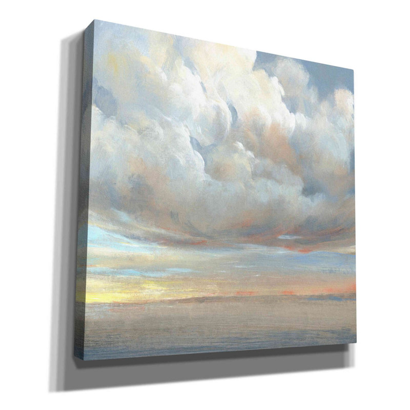 «Passing Storm I» par Tim O'toole, art mural sur toile, H 12 po x l 12 po x P 0,75 po