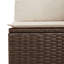 Ensemble de canapé de jardin Vidaxl, blanc crème-114335492