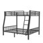 Metal Bunk Bed With Ladder And Slats Support Teens