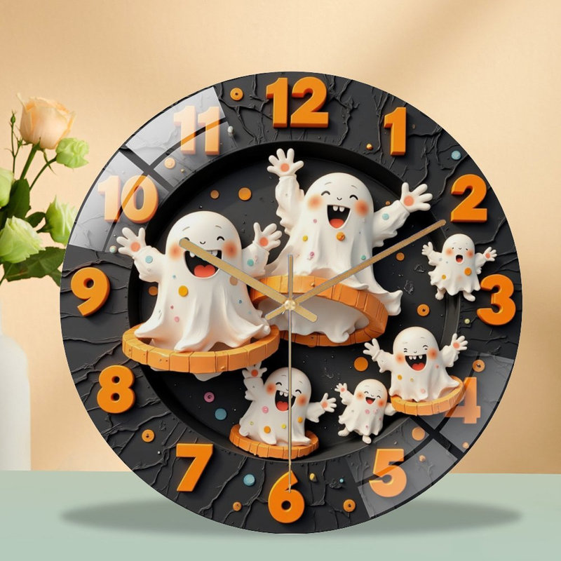Horloge fantôme avec horloge murale 12 po