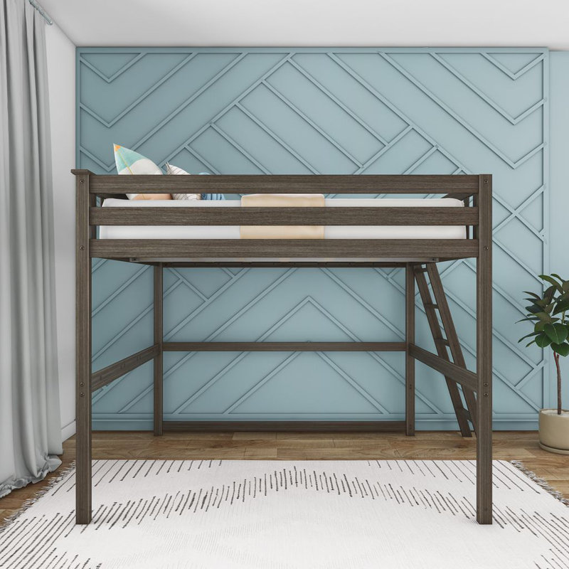 Lit mezzanine double en bois massif Epimentio par Harriet Bee, Argile