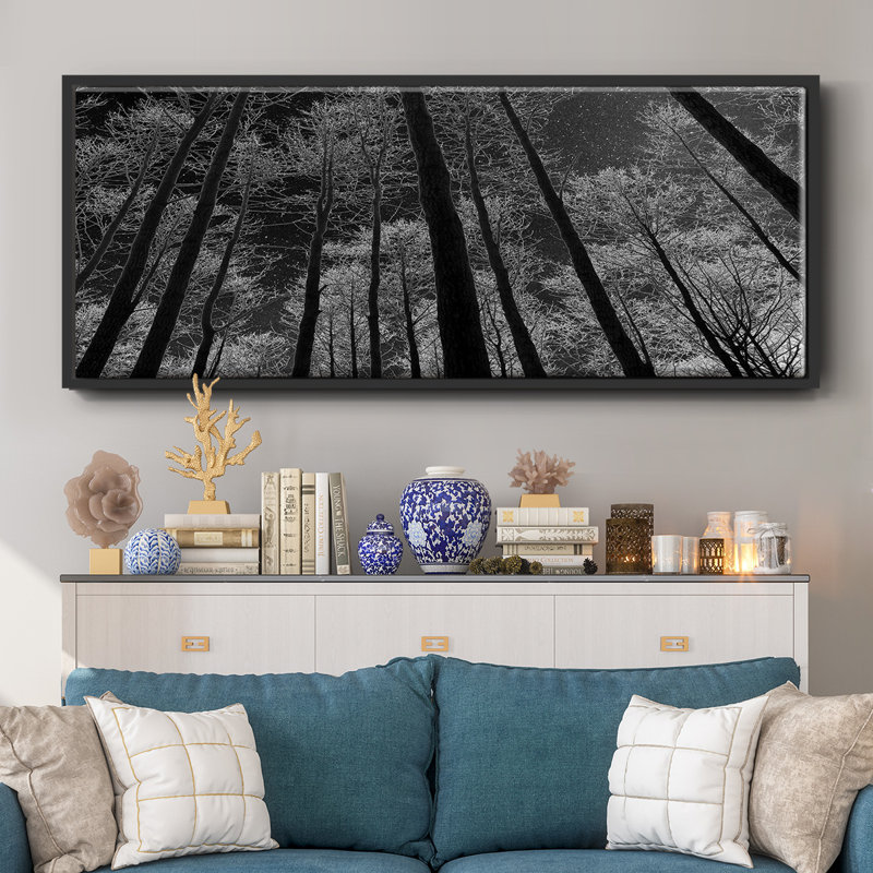 Night Sky- Framed Canvas, 20" H x 50" W