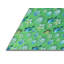 Tapis vert à motif floral-1729419990